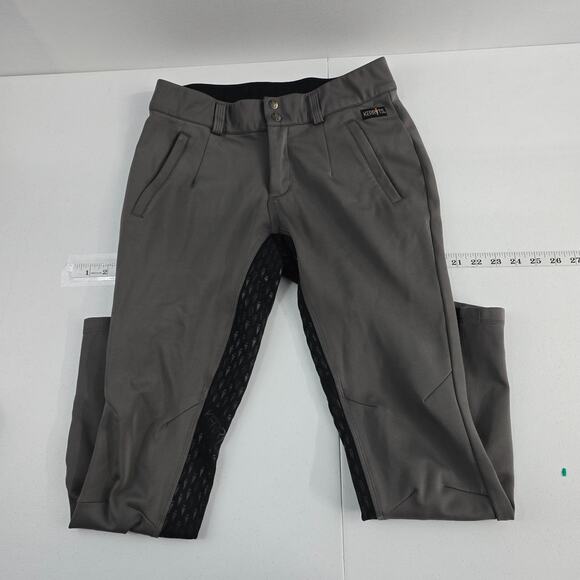 Kerrits Pants - Kerrits Women's GripTek II Full Seat Breeches Gray Size M Riding Pant Equestrian